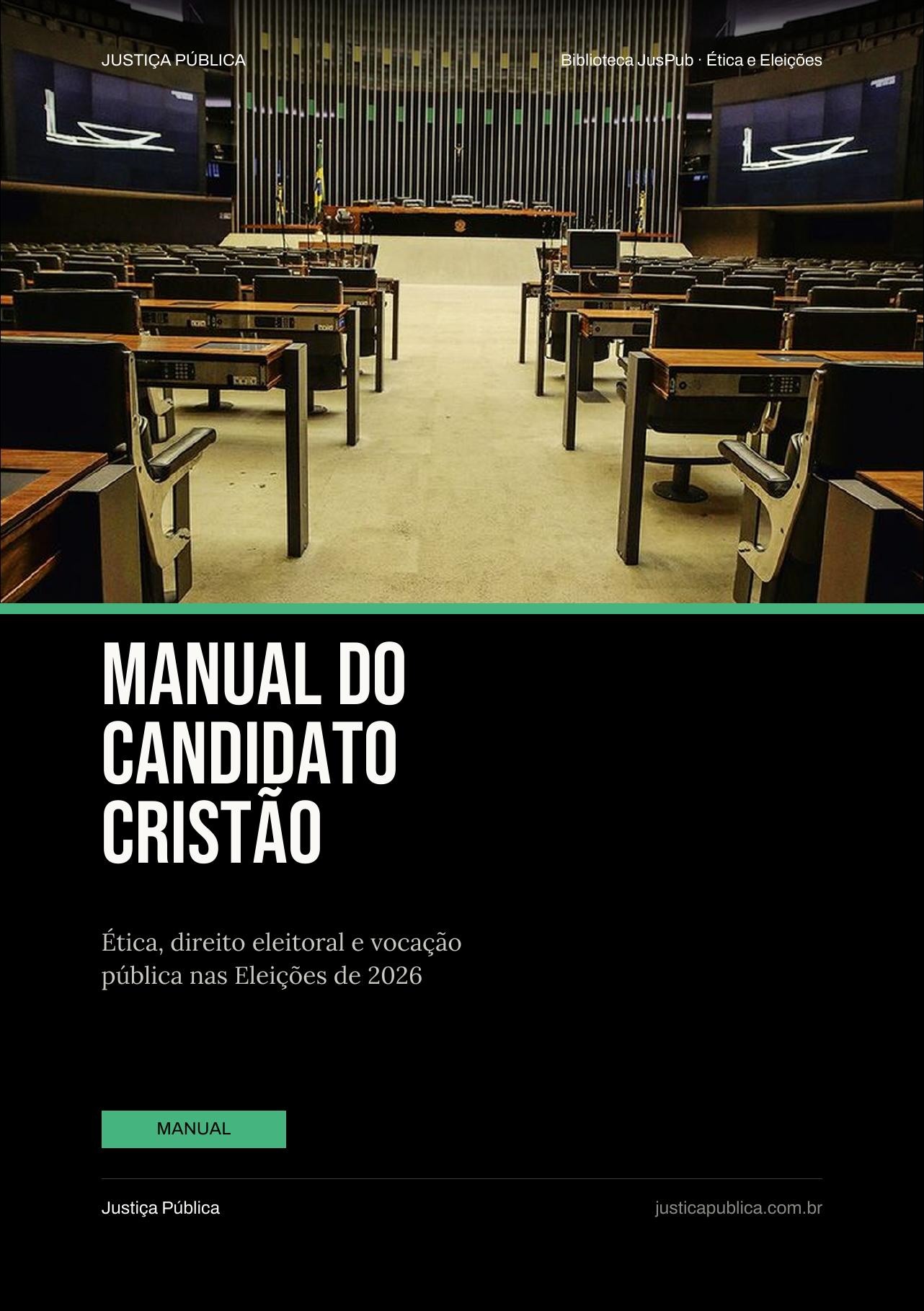 Capa de Manual do Candidato Cristão